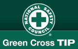 National Safety Council Green Cross Tip logo
